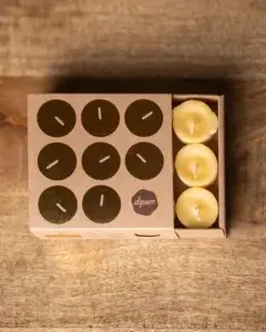 Bijenwas waxinelichtjes
