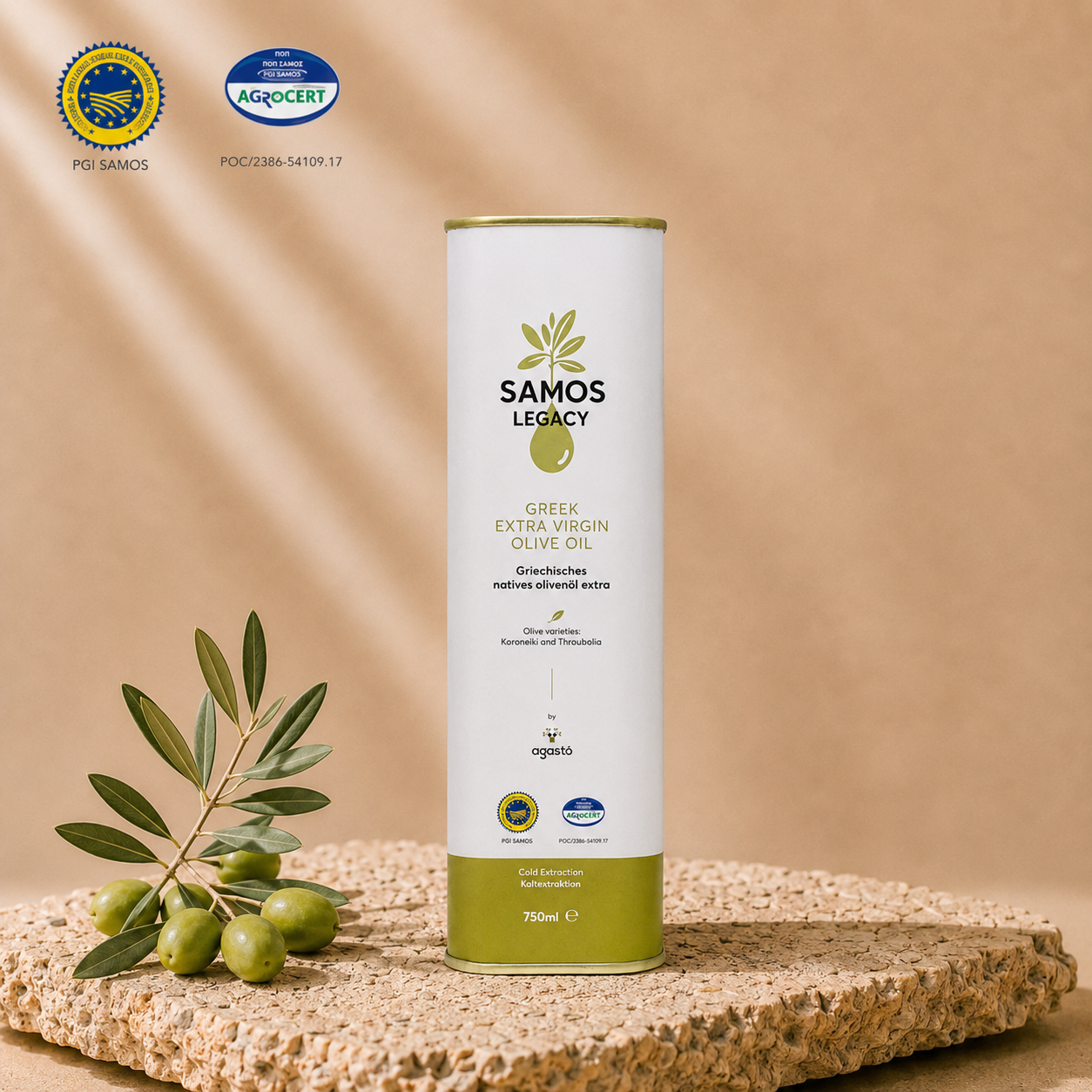samos legacy 750ml productfoto olijfolie extra vierge